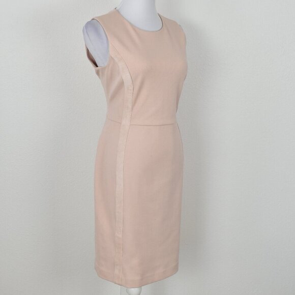 Calvin Klein Sheath Fitted Dress Pink - 10 - Picture 3 of 8